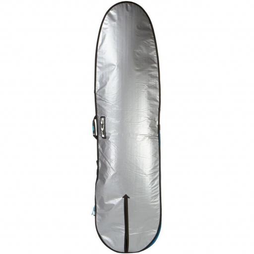 FCS 9'2" Classic longboard Silver/Tarpee - Skindog Surfboards