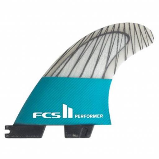 FCS II Performer PC Carbon Tri Fin set