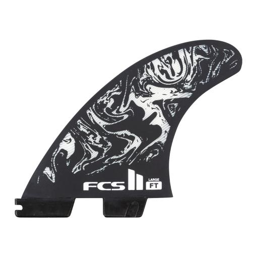 FCS II  Filipe Toledo PC Tri Fins Medium - Black/White