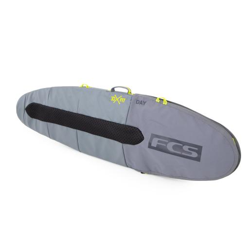 FCS 3DX Fit Funboard Day Surfboard Bag 8ft 0 - Cool Grey