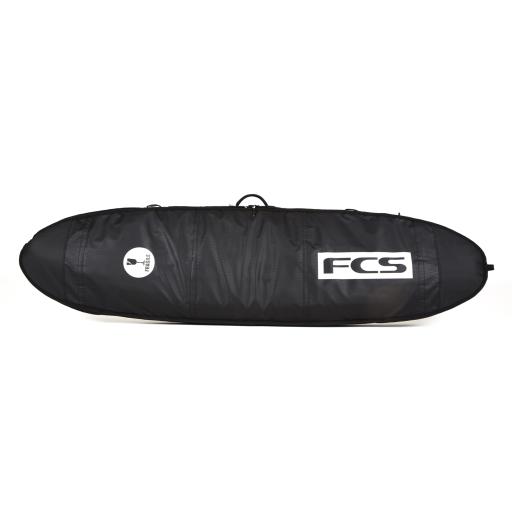 FCS Travel 1 Longboard surfboard bag 10mm 9ft 2 - Black/Grey
