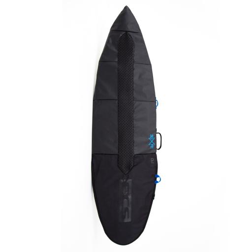 FCS 3DX Fit Shortboard Day Surfboard Bag 5ft 9 - Black