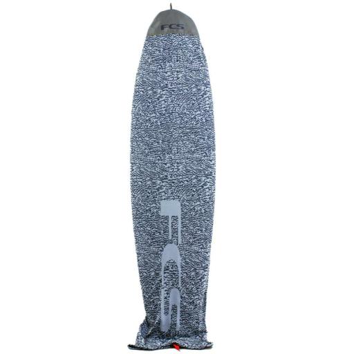 FCS Longboard Surfboard Stretch Cover 10ft 0 - Carbon Grey
