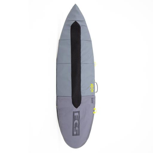 FCS 3DX Fit Shortboard Day Surfboard Bag 5ft 6 - Cool Grey